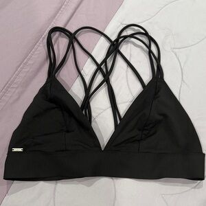 PINK Victoria's Secret Black Strappy Bralette